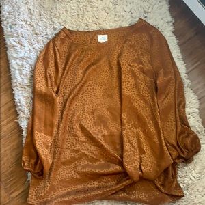 Silk Dressbarn leopard print Blouse